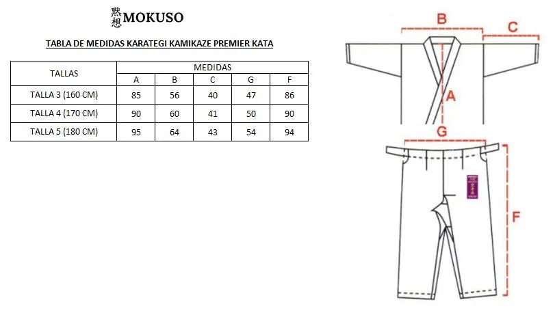 Karategi Modelo Kamikaze Premier