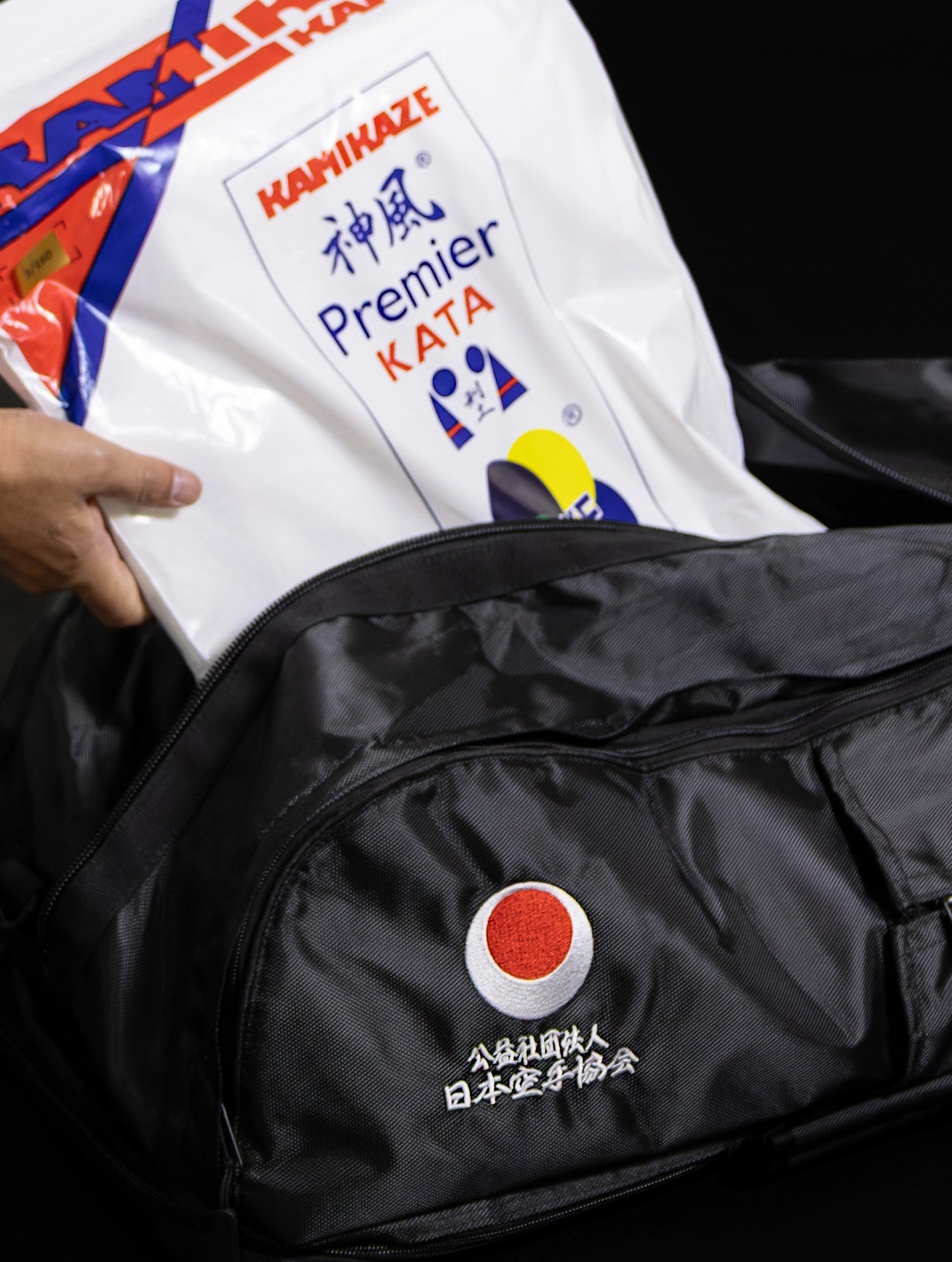 Bolso JKA bordado negro
